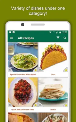 All Mexican Food Recipes  Healthy Tacos, Nachos android App screenshot 3